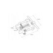 Presa extractor rulmenti, 35 - 80 mm, universala, Asta