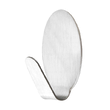 Set 8 agatatori cuier autoadezive, inox, ovale Sepio