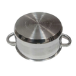 Oala cu capac din inox, capacitate 1 litru 14 cm, Kinghoff