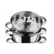 Set de 4 piese, oala pentru fiert cu abur, inox, 20 cm 3.1 litri  Kinghoff