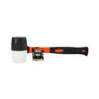Ciocan din cauciuc cu maner din fibra de sticla, cap rotund 660 g, Verke