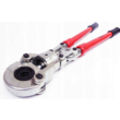 Trusa cleste pentru sertizat tevi, cu cremaliera, 4 bacuri incluse 16-32mm, Silver
