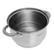 Set de 6 oale din inox cu capac sticla, fund termic multistrat, Kinghoff