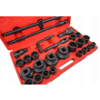 Trusa chei tubulare de impact hexagonale si bihexagonale, 3/4" si 1", 26 bucati, Verke