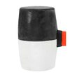 Ciocan din cauciuc cu maner din fibra de sticla, cap rotund 660 g, Verke