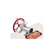 Masina manuala de tocat carne, din fonta, numarul 32, cu fulie pentru actionare electrica, Kinghoff