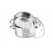 Oala pentru fiert la abur, din inox, cu capac, 5 litri, 24 cm, Kinghoff