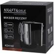 Mixer de bucatarie din otel inoxidabil, putere 1000 W, 5 trepte de viteze, Kraft