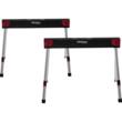 Set 2 suporturi pliabile pentru sustinere, capacitate 500 Kg, construcție metalica, 95 x 7 x 11,5 cm, Kraft