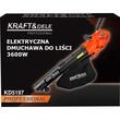 Suflanta electrica pentru frunze cu cos de colectare, 3600 W, Kraft