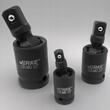 Set 3 articulatii cardanice, adaptoare pentru impact, 1/4", 3/8", 1/2", 75 mm, Verke