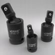 Set 3 adaptoare pentru impact cu articulatie, 75 mm 1/4", 3/8", 1/2", Verke
