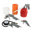 Kit compresor, set accesorii, pistol suflat, vopsit, umflat, antifonat, furtun compresor 5m, 5 piese Verke