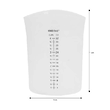 Recipient din plastic pentru măsurarea lichidelor, capacitate 1000 ml, gradata, Kinghoff