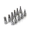 Trusa tubulare tip E si Torx, 1/2",19 piese, Silver