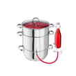 Set oale din inox pentru preparat suc si siropuri, 26 cm, capacitate 8 litri, Kinghoff