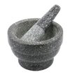 Mojar cu pistil din marmura, 12x8 cm negru, Kinghoff