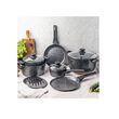  Set oale de aluminiu,  cu capac din sticla, 12 piese, Klausberg