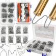 Set capse pentru sudura plastic, diametru 0.6 - 0.8 mm, 800 piese, Verke