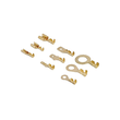 Set conectori electrici, neizolati, tata-mama, 450 piese, cupru, Asta