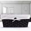 Cos organizator pentru cosmetice, negru, 35x24x16 cm, Sepio