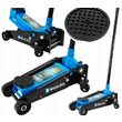 Cric hidraulic tip crocodil, 3 t cu roti, inaltime de ridicare 150 - 460 mm, BAUG