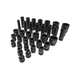 Set chei tubulare de impact lungi, 1/2" 8 - 32 mm, 35 piese, Verke