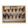 Set 12 Freze Lemn Profesionale pt Freza Oberfreza Prindere 8mm Silver