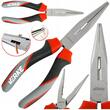 Cleste profesional cu varf semirotund drept alungit cu maner izolat, 160 mm, Verke