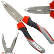Cleste mecanic cu varf lung curbat si maner izolat ergonomic, lungime 160 mm, Verke