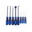 Set carlige si raclete, 9 piese, Silver
