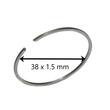 Segmenti 38 x 1.5 mm pentru drujba, motocoasa, PowerX