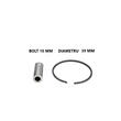 Piston complet compatibil Husqvarna 236 E, 240 E, 39mm, bolt 10 , PowerX