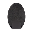 Set 6 agatatori cuier autoadezive, ovale, metal, negru Sepio