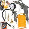 Kit pentru compresor, pistol suflat, umflat, 6 piese, accesorii, Powermat