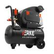 Compresor de aer cu 1 cilindru, capacitate rezervor 24 litri, 2CP 230V, 8 bari, debit 130 L/min, Verke
