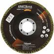 Disc abraziv pentru curatarea si slefuirea suprafetelor, indepartarea ruginii, 125 mm, granulatie P100, Kraft