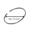 Segmenti 45 x 1.2 mm pentru drujba, motocoasa, PowerX