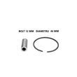 Piston complet compatibil Husqvarna 357, 357XP, 46mm, bolt 12, PowerX