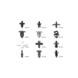 Set clipsuri, cleme auto, compatibile Volvo, 350 piese, Asta