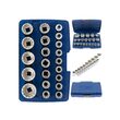 Trusa set 12 chei tubulare 1/2" 8-35 mm, 12 colturi, spline, Asta