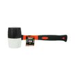Ciocan din cauciuc cu maner din fibra de sticla, cap rotund 910 g, Verke