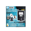 Lampa cu incarcare solara, pentru exterior, proiector 200 W 440 lm, cu telecomanda, Led, Baug