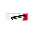Suport pentru prosoape de bucatarie, servetele, 33 x 3.5 x 10.8 cm otel, negru, Klausberg