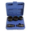 Trusa tubulare de impact, 12 colturi, 1/2" 14-32 mm, 5 piese, Asta