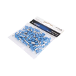 Set pini izolati, sertizabili, tub de capat pentru izolat, 2,5 MM2, 100 piese, Asta