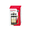 Infuzor din sticla, cu imitatie din lemn, pentru cafea si ceai, 1L, Klausberg