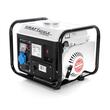 Generator pentru curent electric monofazic, 1200W, 2 CP, pornire manuala, motor in 2 timpi racit cu aer, alb, Kraft