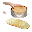 Forma, inel reglabil pentru tort, din inox, 8.5 x 26 x 31 cm, Kinghoff