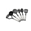Set 6 ustensile de bucatarie, cu suport, inox-nailon, Kinghoff